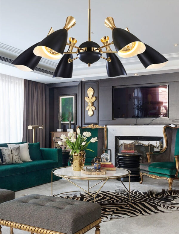 WONDERFUL BLACK AND GOLD PENDANT LIGHT | MODERN DESIGN