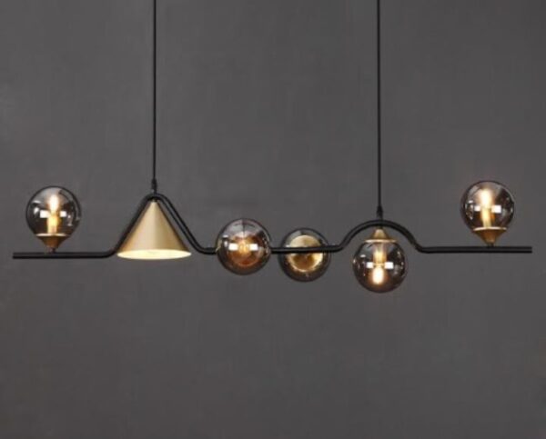 KOURTNEY MODERN ARTISTIC PENDANT LIGHT WITH GLASS BALLS | MODERN SERIES - Image 3